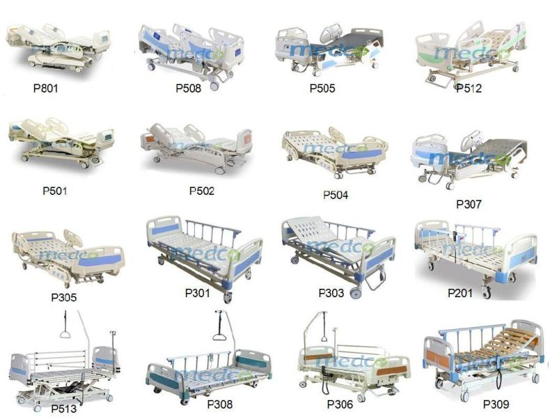 5 Functions Electric Hospital Bed with Lifting Pole