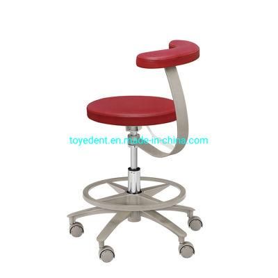Dental Supplies Dentist Stool with Metal Base of Medical Equipment