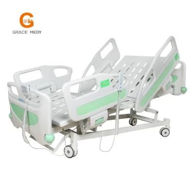 Wholesale Hospital Furniture Fowler Bed Manufacturering Medicalbed ABS Guardrail Bed