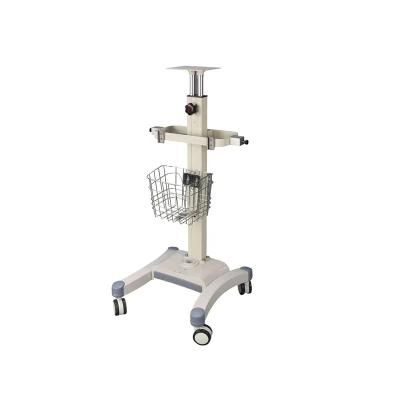 with Basket for Medical Device Ventilator Trolley
