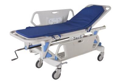 Hospital Equipment Hot Popular ABS Siderail Emergency Strecher Transfer Cart
