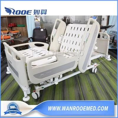 Hot Selling Bae508 5 Functions Hospital Electric Medical Adjustable ICU Patient Therapy Care Bed with Inside Control Panel