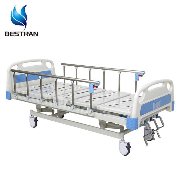 Bt-Am106 Hospital Clinic Medical Furniture Manual Functional Hospital Bed for Sale