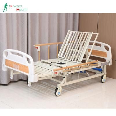 Multifunctional Manual Home Care Nursing Hospital Bed with Toilet T