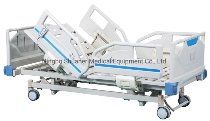 China Adjustable Five Function Electric Hot-Sale ICU Hospital Medical Bed Manufacturer