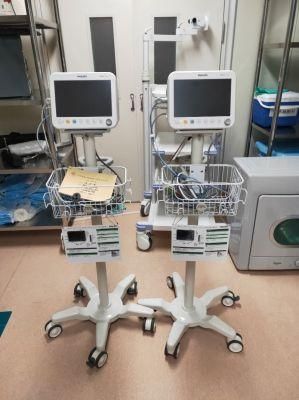 Hospital Medical Instrument Trolley for Patient Monitor