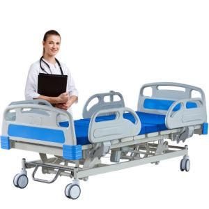 Manual Equipment Hospital Bed with Disposable Mattress Cover China Supplier