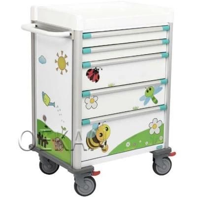 Hospital Mobile Medicine Storage Trolley Hospital Equipment Nursing Trolley