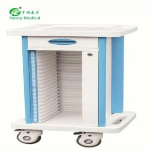 ABS Patient Record Trolley Hospital Medical Trolley (HR-358)