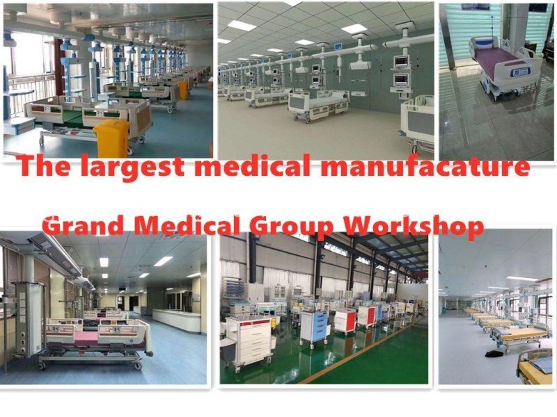 China High Quality Hospital Furniture Manufacture ICU CPR Medical ABS Medicine Cart Drug Delivery ABS Crash Resuscitation Trolley for Surgical Equipment