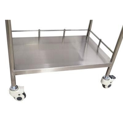 Mn-SUS011 Fresh ABS Material Emergency Room Ss Medical Trolley