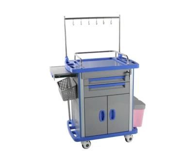 Hospital Multifunctional Mobile Medical Cart Trolley