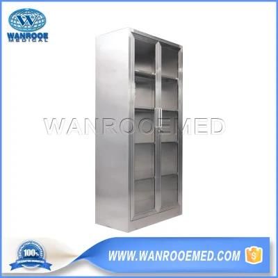 Bss052 Medical Instrument Stainless Steel Cupboard Pharmacy Medicine Drug Storage Cabinet