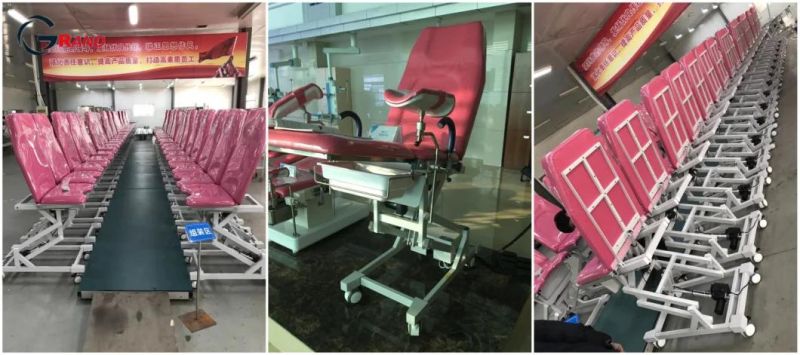 CE ISO Hospital Equipment Electric Obstrics and Urinary Operating Bed Gynaecology Examination Operating/Operation Chair Hospital Table
