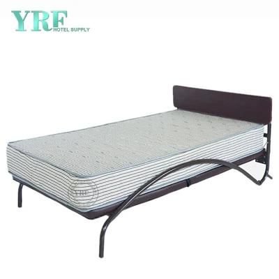 Hospital Folding Bed Extra on Wheels Foam Mattress Sturdy Metal Frame Single Size