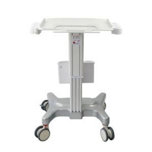 Hospital Ultrasonic Cart Equipment Product Height Adjustable Poartable Medical Trolley