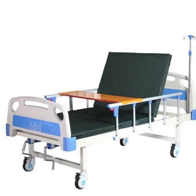 Moveable Folding Patient Manual Beds Medical Nursing Hospital Inpatient Rest Bed