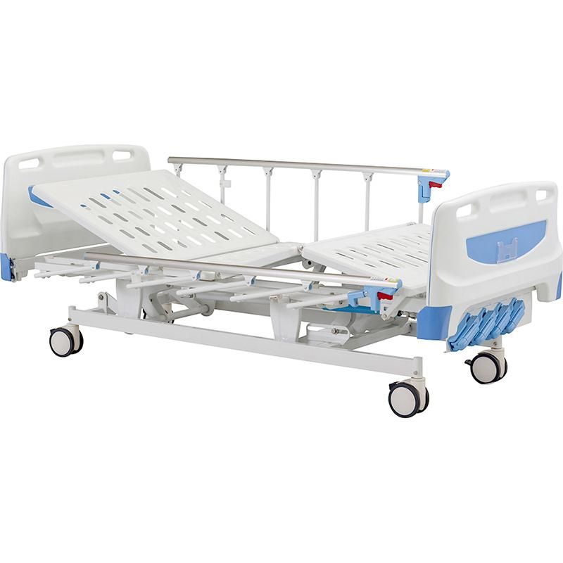 China Wholesale Economic 4 Crank Manual Hospital Patient Clinic Bed for Sick
