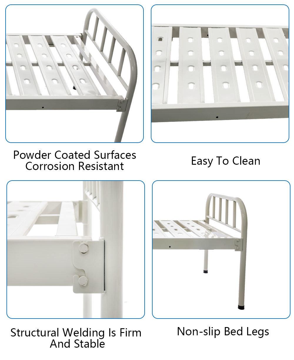 Iron Anti-Corrosion Medical Economic Flat Hospital Bed B01-1