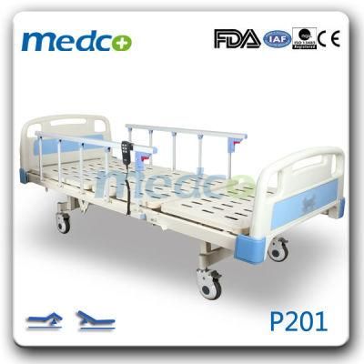 Durable Quality Two Functions Electric Hospital Bed, ICU Hospital Bed for Patients