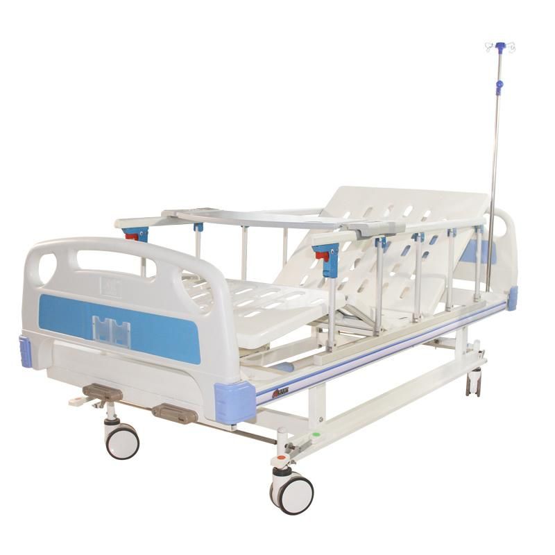 Medical Double-Crank 2-Function Manual Bed ICU Nursing Bed Is Selling Well in India