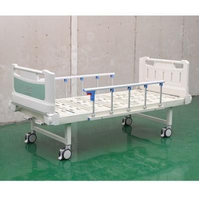 Medical Products Manual 2 Function Hospital Bed with Castors Manufacturers