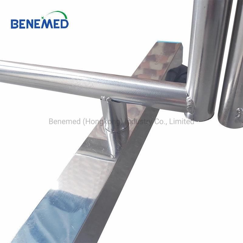 Medical Mobile Stainless Steel Hospital Furniture Folded Ward Screen