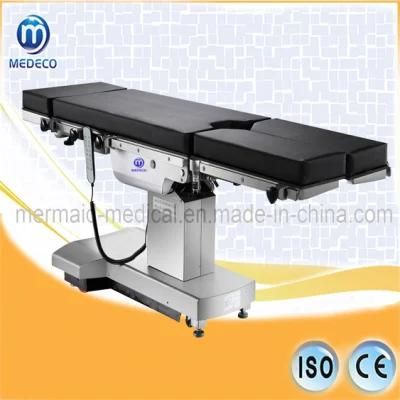 Medical Surgical Bed 304 Stainless Steel Electric Hydraulic Exam Operation Table Dt-12e with Battery for X-ray