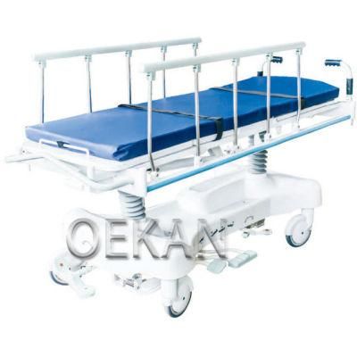 Good Quality Hospital Movable Patient Emergency Bed Medical Equipment Manual Emergency Stretcheres