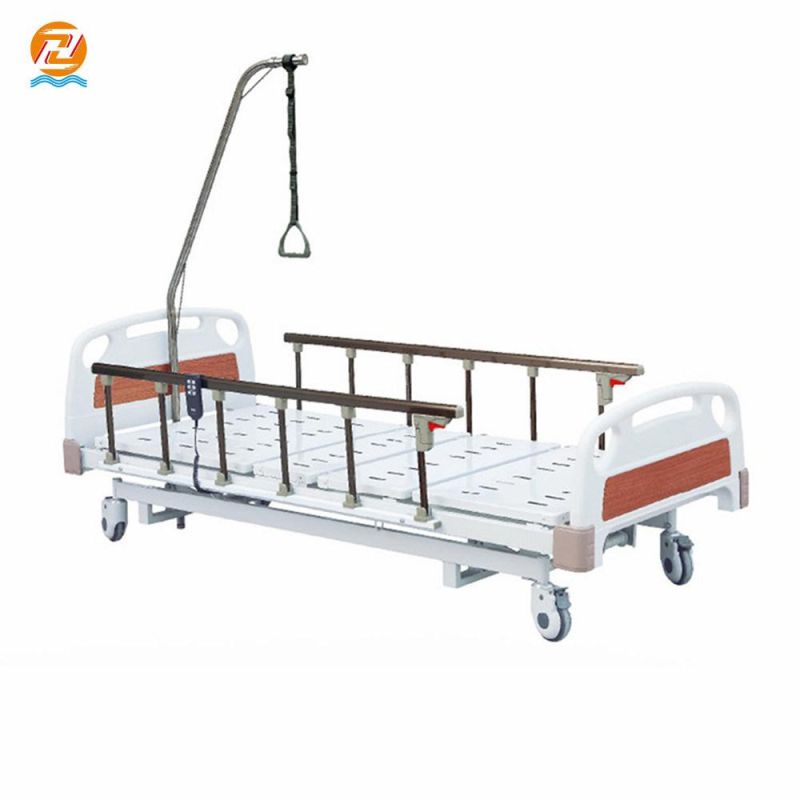 Supper Low 3 Function Automatic Hospital Bed with Aluminum Siderail Hospital Electric Bed