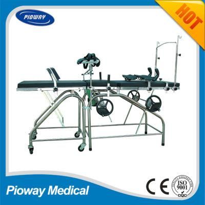 Hospital Obstetric Delivery Table Equipment Gynecology Examination Bed (QCZ-83A)