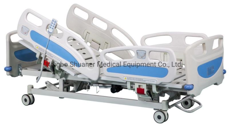 Mufti-Function Folding Medical ICU Hospital Bed Electrical Medical Instrument Patient Bed