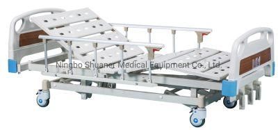 Three-Function Manual Medical Bed Three Crank Clinic Hospital Bed
