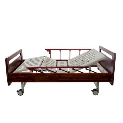 Hospital Two Function Manual Nursing Bed for House Use Bc02-2c