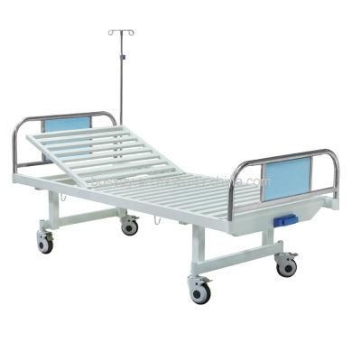 Hospital Manual Crank ICU Ward Patient Bed Furniture Equipment