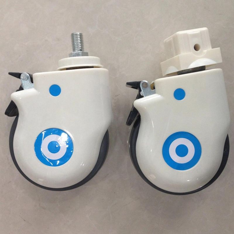 High Quality Factory Price 3/4/5 Inch Tread Stem Medical Caster for Hospital Bed
