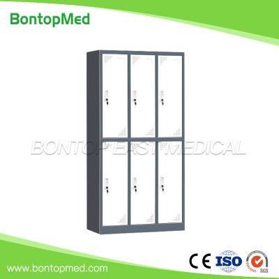 Stainless Steel Cabinet with Six Drawer Steel Filing Cabinet