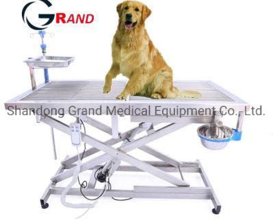 Veterinary Instrument Animal Equipment Vet Electric Delivery Bed Cold Rolled Steel Veterinary Operating/Operation Examination Table