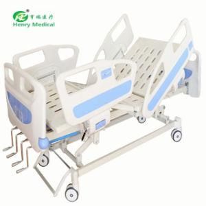 High Grade Tilt Bed Patient Four-Crank Manual Bed Medical ICU Bed (HR-653)