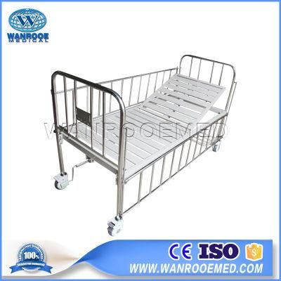 Bam103c Single Crank Stainless Steel Siderail Hospital Pediatric Bed