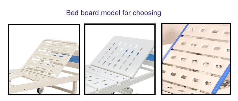 Home Health Care Equipment 2-Crank Adjustable Manual Hospital Bed