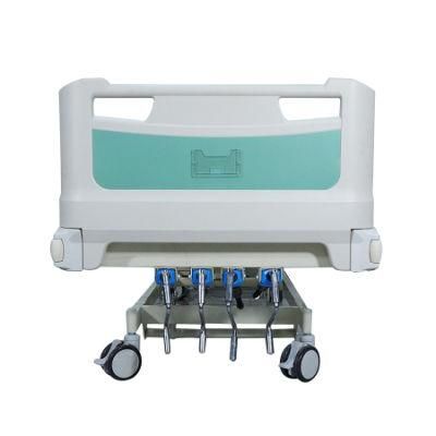 Big Discount Manual Five Fucntion ICU Hospital Bed 4 Crank Medical Bed Wire Net Suface in Russian