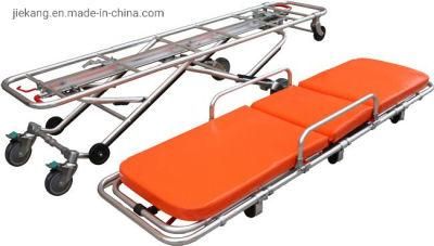 Cheap Medical First Aid Equipment Folding Ambulance Stretcher for Sale