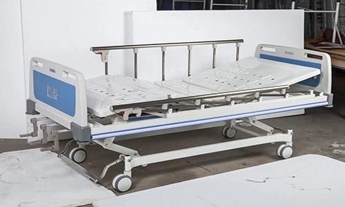 Hot Sale 3 Functions Manual Adjustable Hospital Bed for Patient