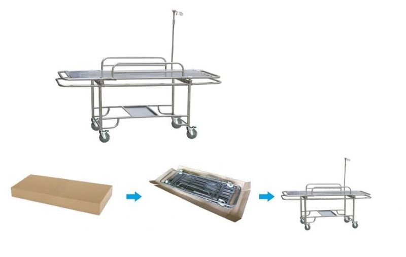 China Best Price of Stainless Steel Instrument Hospital Treatment Medical Trolley