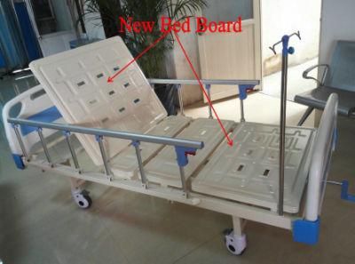 Home Health Care Equipment 1-Crank Adjustable Manual Hospital Bed