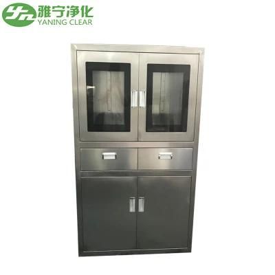 Commonly Used Stainless Steel Hospital Medicine Instrument Cabinet, Medical Devices Cabinet, Anesthetist Cabinet