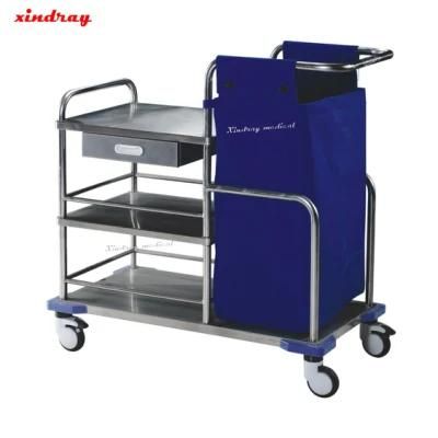 Factory Direct Price Stainless-Steel Multi-Function Medical Dressing Treatment Trolley