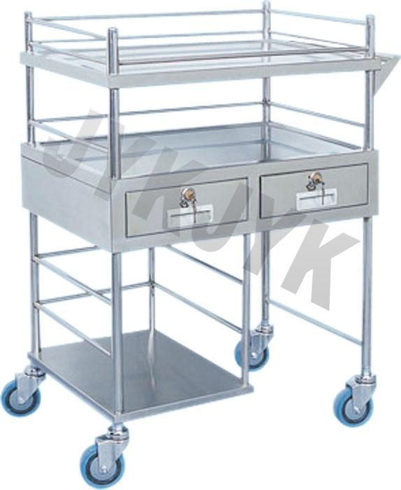 S. S. Medical Treatment Trolley with One Drawer