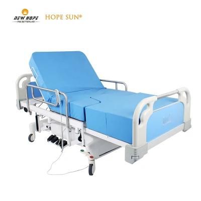 HS5248 4 Functions Electric Hospital Bed with Gynecological Obstetric Delivery Bed Function